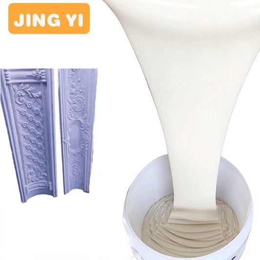 Factory Wholesale Tin Cured Silicone for Ceiling Cornice Mold Silicone Rtv for 3d Gypsum Decor Wall Panel Molds Silicone Rubber
