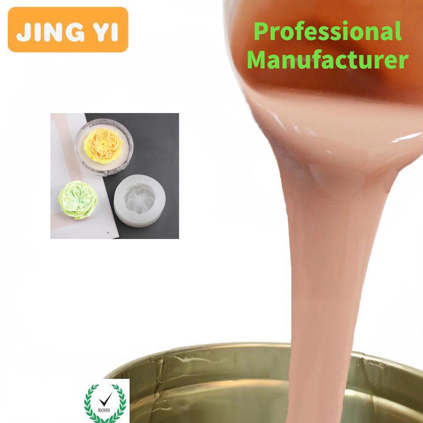 Clear Mold Texture White Silicone Rubber RTV 2 for Sculpture Mold Candle Stone Soap Mold Making