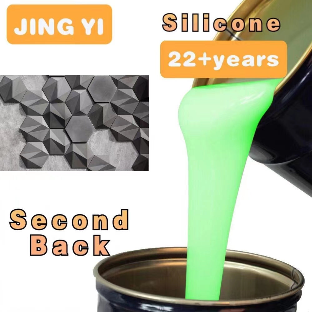 2023 Clear Mold Texture Casting Liquid Silicon Rubber for Craft Resin Mold Making Duplication Silicone Mold Rtv2 Silicone Rubber