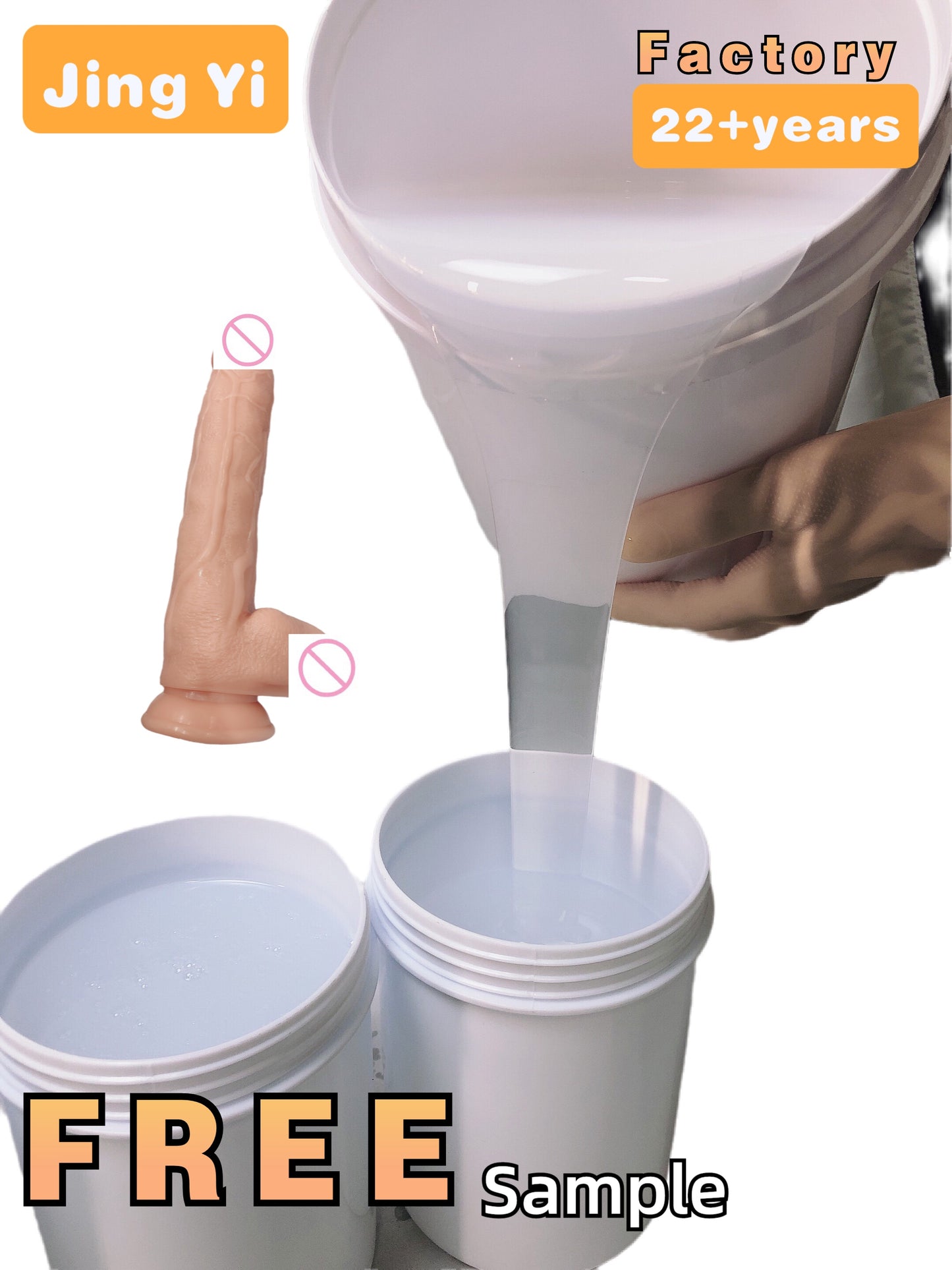 Food Grade Low Shrinkage Lifecasting Silicone Rubber for Body Parts/Sex Toys