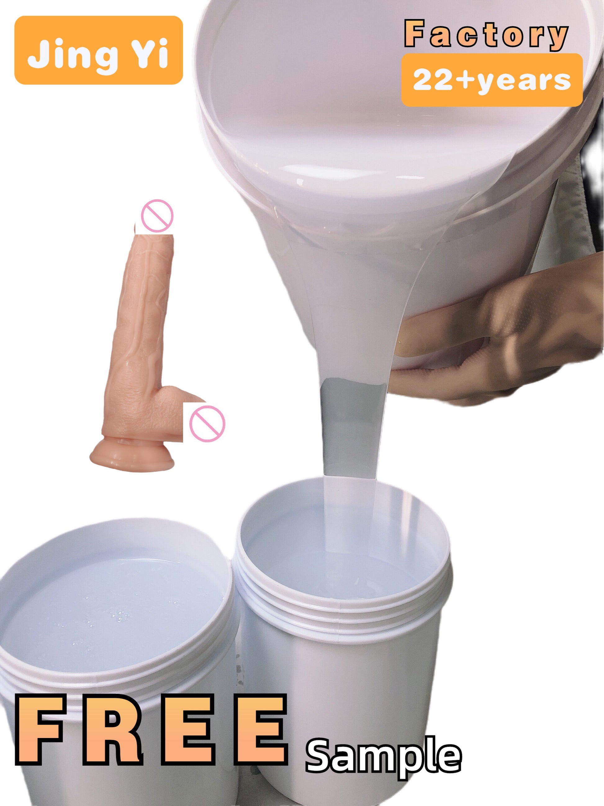 Food Grade Low Shrinkage Lifecasting Silicone Rubber for Body Parts/Sex Toys