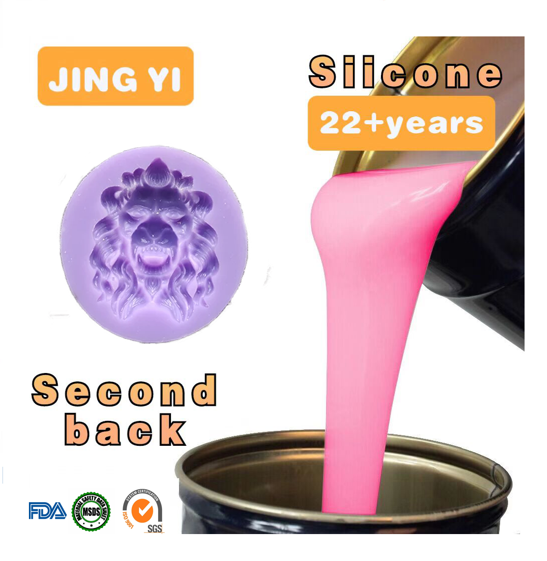 Wholesale Industrial Grade Liquid Silicone Rubber for Soap square Candle Mold DIY Handmade Resin Crafts Tin Cure Liquid Silicone