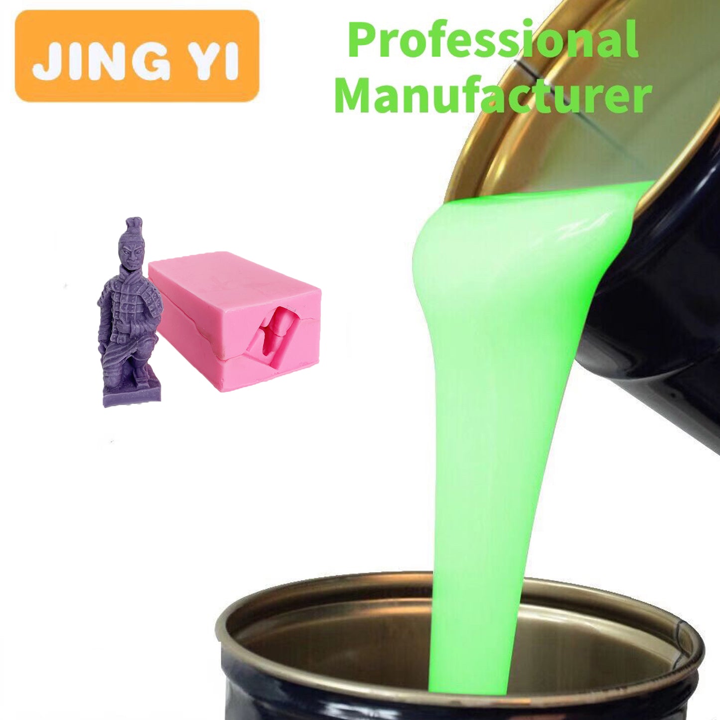 Tin Cured Silicone for 3D Silicone Mold RTV 2 Casting Concrete Product Liquid Silicone for Molding