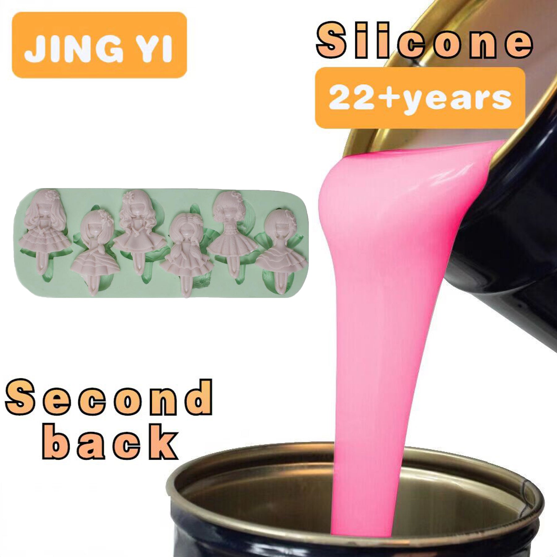Fast Delivery Excellent Elongation Rtv 2 Silicone Rubber for Resin Crafts Mold Making Candle Soap Mould Making