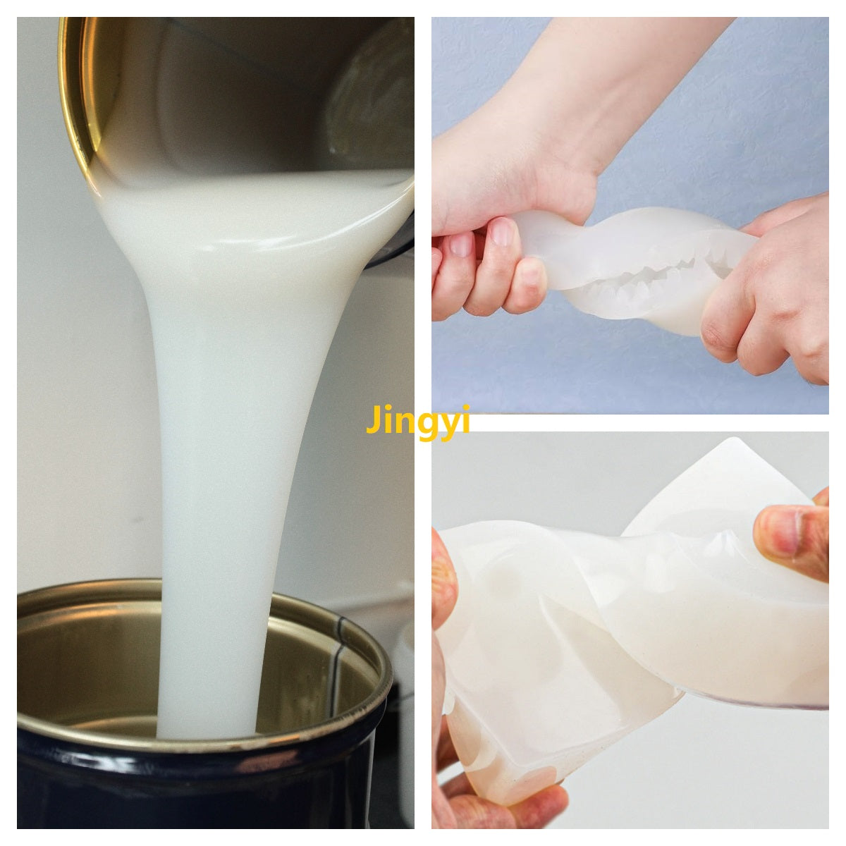 China Manufacturer Silicone RTV2 Tin Cure Stone Mould Liquid Veneer RTV Concrete Plaster Gypsum Mold for Profiles and Decoration