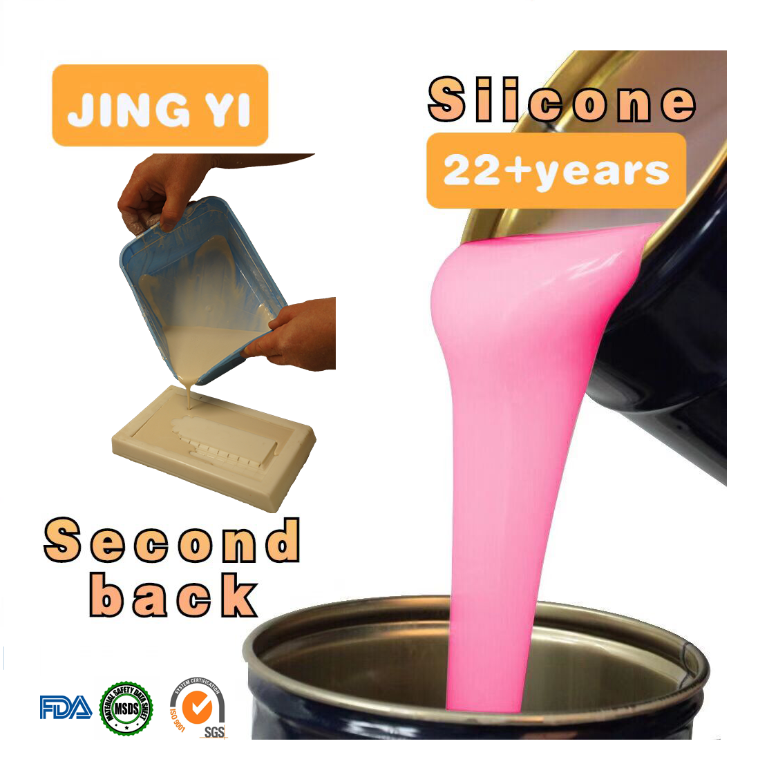 Wholesale Price Tin Cure Liquid Silicone Rubber Raw Material Rtv2 Liquid Cement Concrete Gypsum Mold Making Silicone Rubber