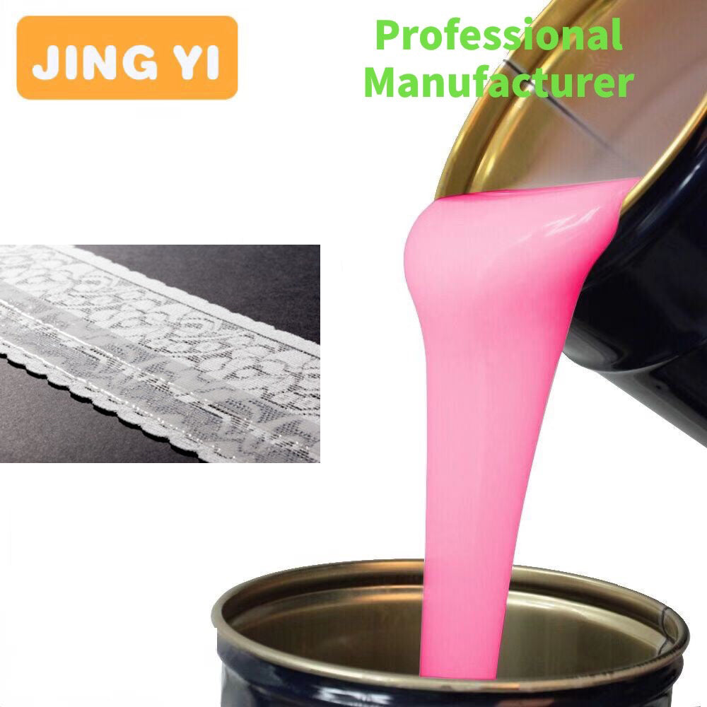 Hot Sale Liquid Fabric Silicone Printing for Underwear Anti Slip Lace Silicone Rubber Factory Wholesale Textile Silicone