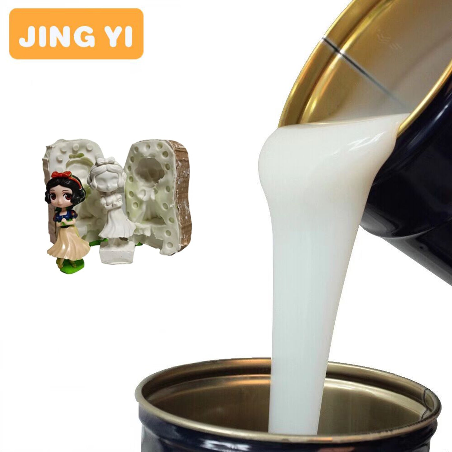 2024 New Arrival Liquid Silicone Rubber for Resin Toys Craft Light Fixture Molds Making RTV2 Silicone