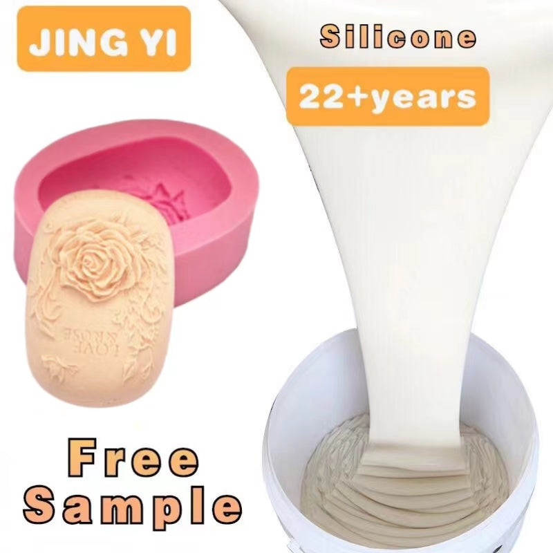 Free Sample Low Hardness 5 Shore Liquid Silicone Rubber for DIY Soap Candle Mold Making Silicone Rubber for Molds Making