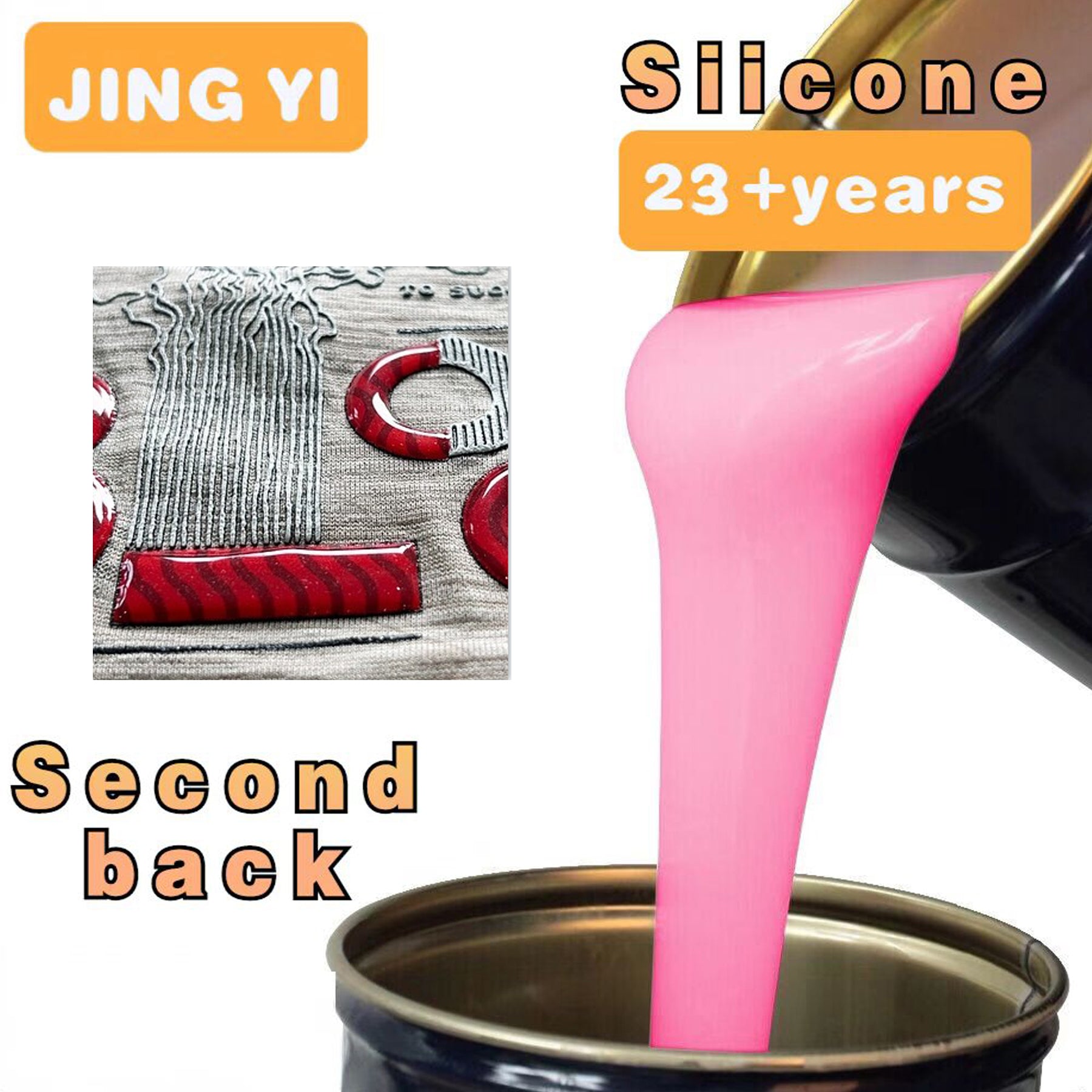 Factory Direct Production Silicone Rubber for Clothing Label and Pattern Silicone Rubber for Fabric Printing