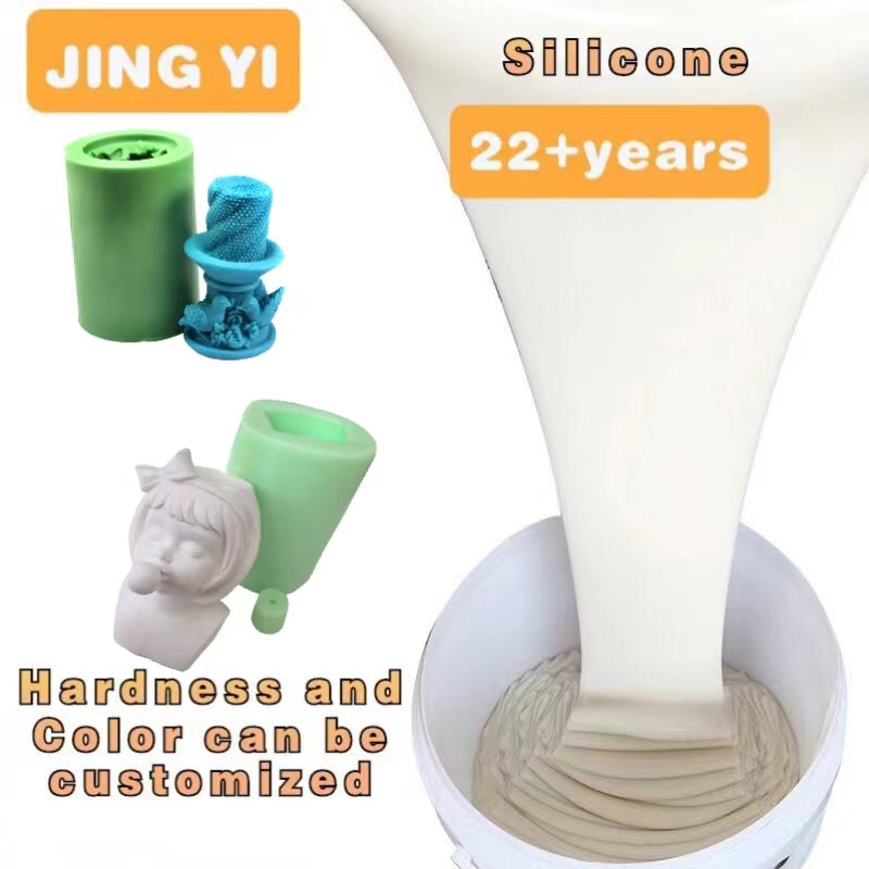 Free Sample RTV 2 Liquid Silicone Rubber for Candle Mold Low Hardness Silicon Mold Making Silicone Raw Material