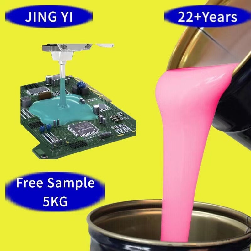 Free Sample 5KG Liquid Silicone Rubber Insulation for Power Moduld Circuit Board Pcb Transformer Instruments Moldes De Silicona