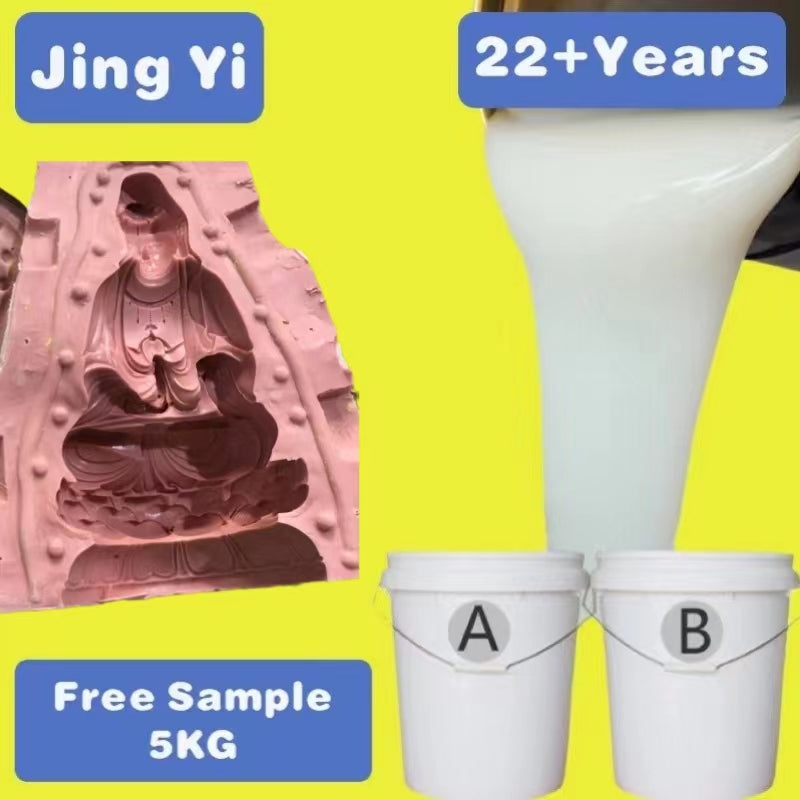 Free Sample RTV Liquid Silicone Rubber for Concrete Cement Mold Silicone Raw Material for Artificial Stone Silicone Rubber