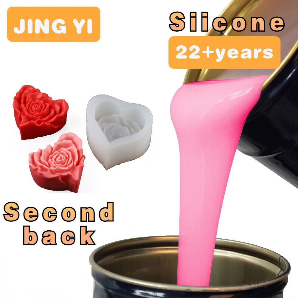 Factory Direct Sale Food Grade Silicone for Rose Heart Shaped Chocolate Mold DIY Cake Candy Jelly Baking Mold Silicone Rubber