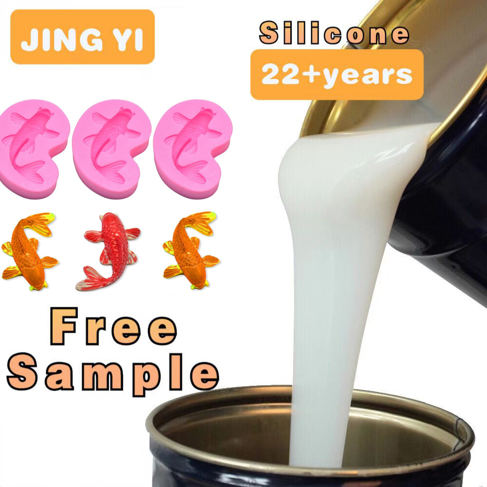 2024 New Products Platinum Cure Liquid Silicone Rubber for Fish Mold Small Size Clay Mold Factory Sale RTV2 Silicone Rubber