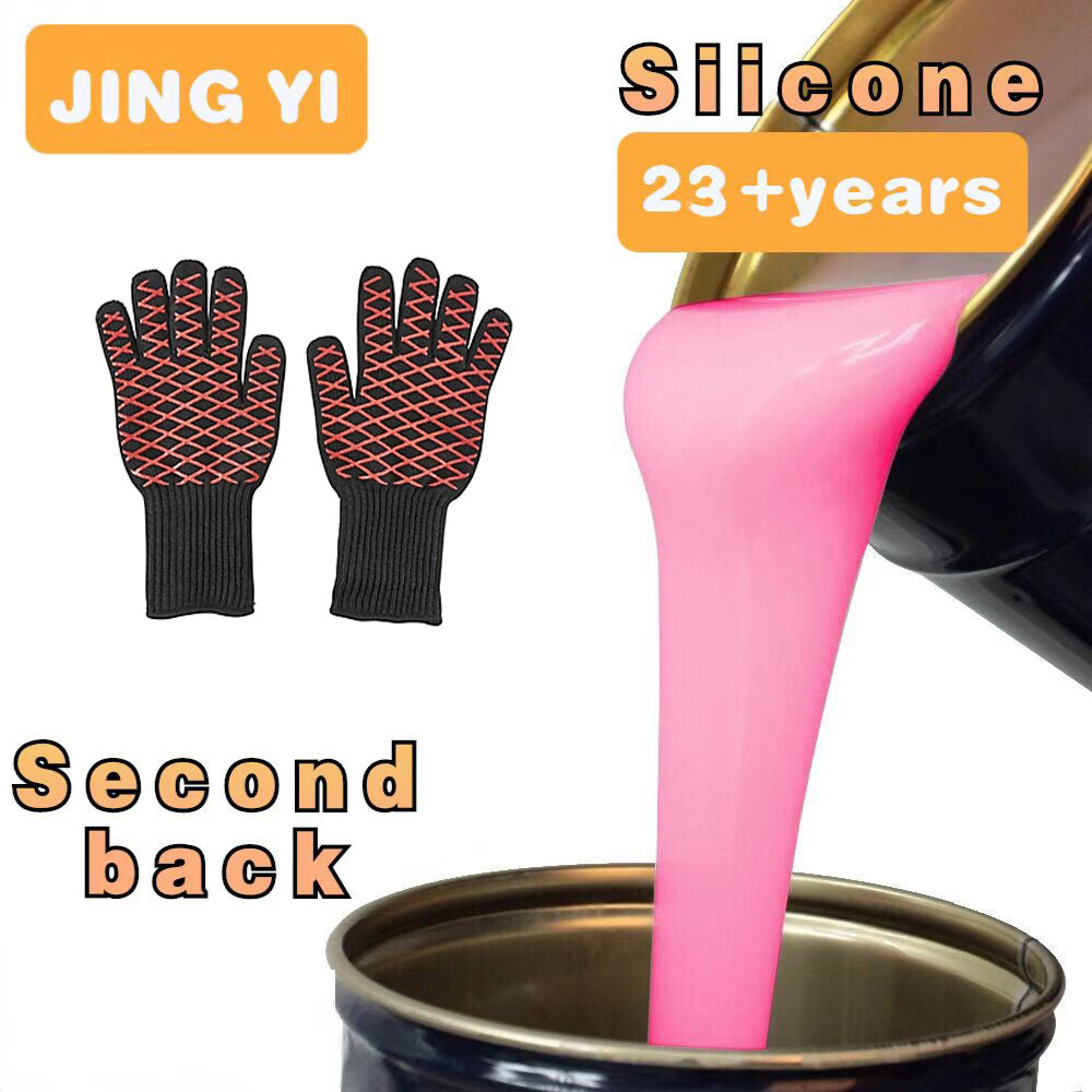 Chinese Factory Cheap Industrial Grade clear Liquid Silicone for Anti-Slip Gloves Adequate Stock Textile Tag Silicone Rubber