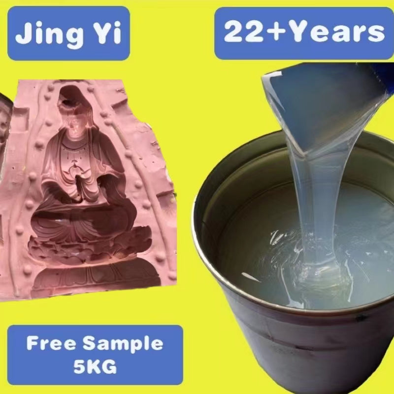 Free Sample RTV Liquid Silicone Rubber for Concrete Cement Mold Silicone Raw Material for Artificial Stone Silicone Rubber