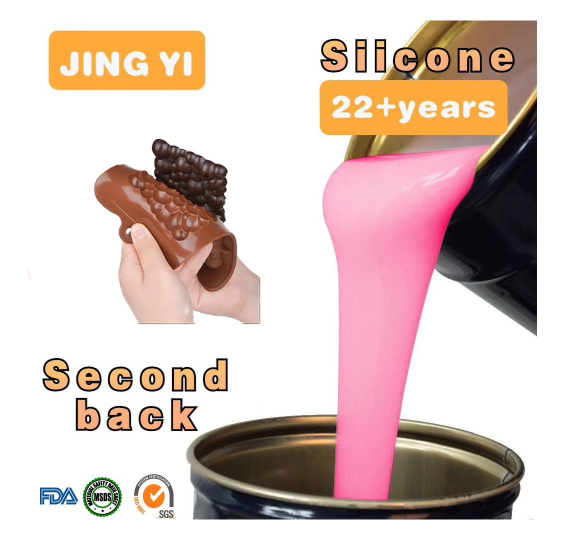 On Sale Non-toxic Food Grade Liquid Silicone Rubber 2 Parts Platinum Cure Silicone Rubber for Chocolate/Molds Making