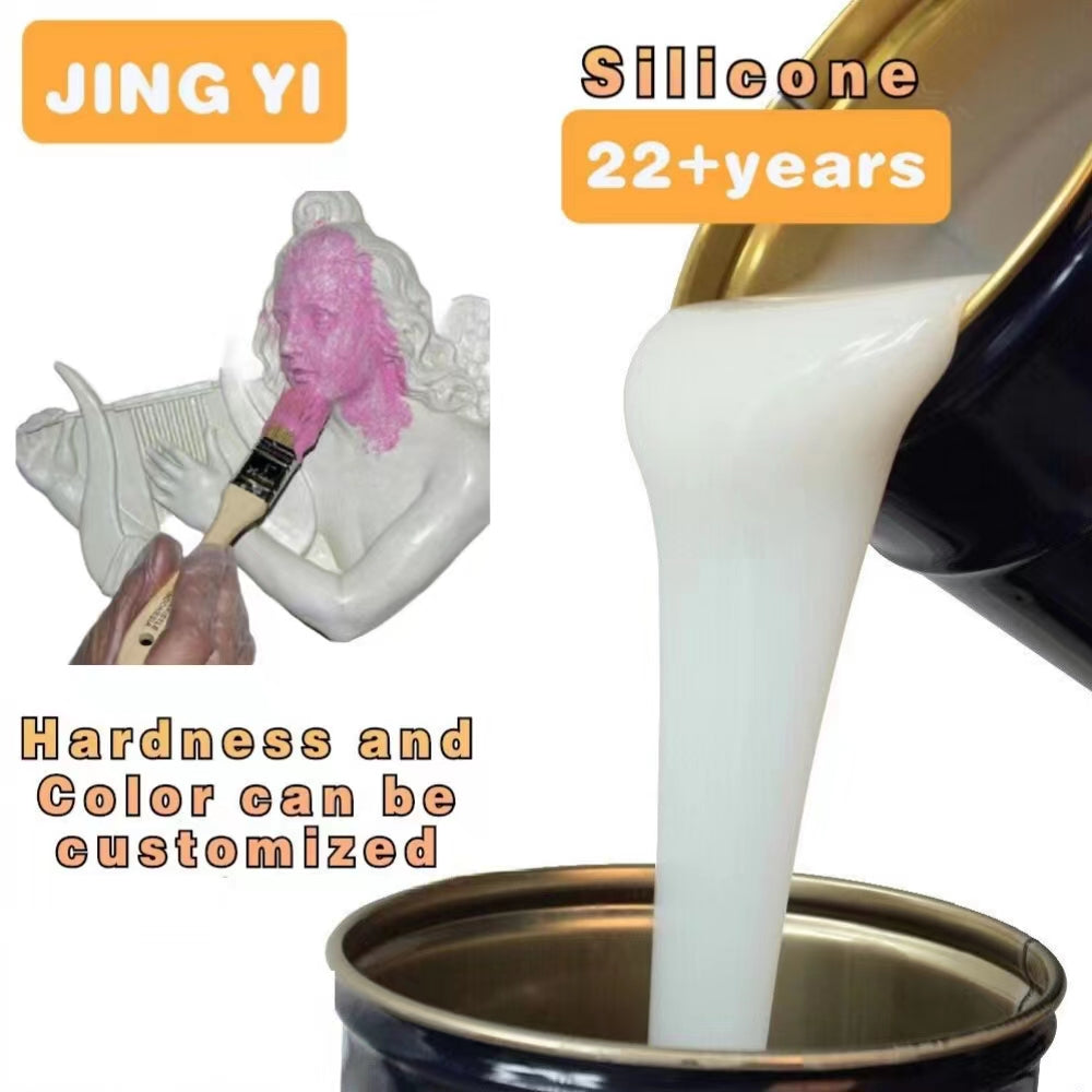 Free Sample Factory Sales Liquid Silicone Rubber for Sculpture Casting Plaster Gypsum Molding RTV-2 White Silicone Rubber