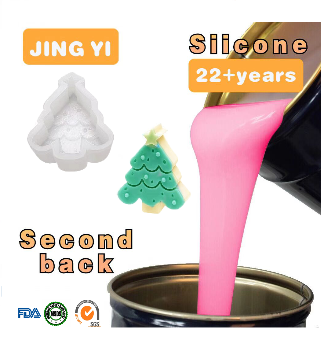 Best Selling Diy Candle Mould Wholesale Price Christmas Present Candle Winter Home Decor Christmas Candle Molds Customized Shape