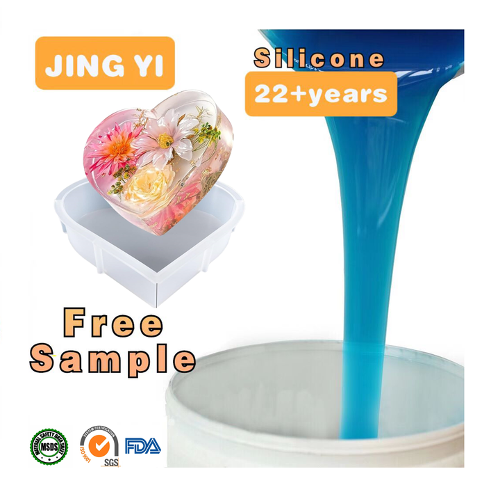 Popular Design Silicone Rubber for Flower 3D Specimens Resin Artwork Geometric Epoxy Crafting Molding Liquid Silicone Rubber