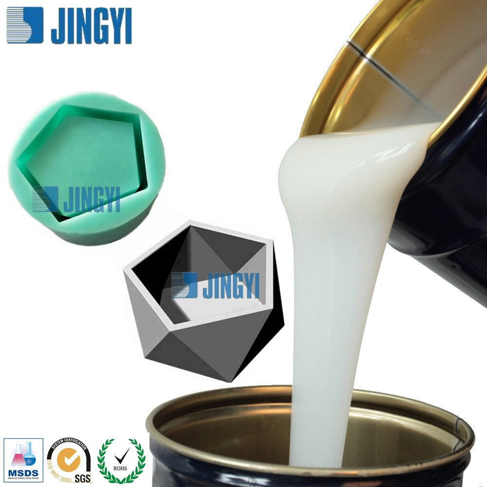 Factory Direct Production RTV2 Silicone Liquid Rubber for Cement Succulent Flower Pot Molds