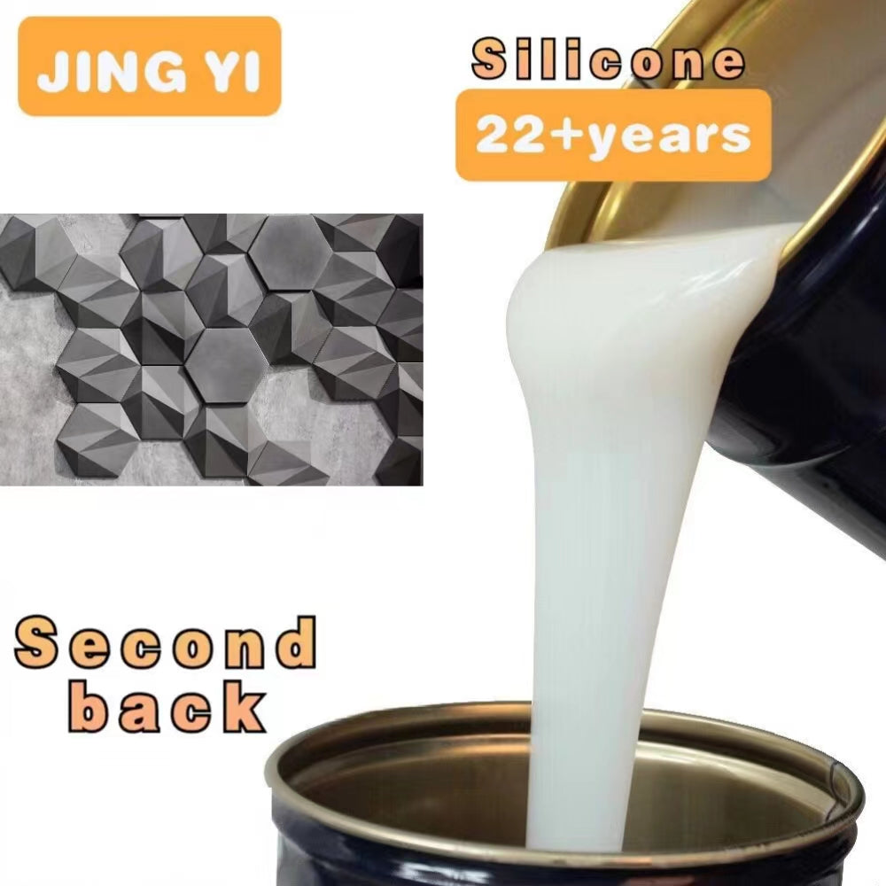 2023 Clear Mold Texture Casting Liquid Silicon Rubber for Craft Resin Mold Making Duplication Silicone Mold Rtv2 Silicone Rubber