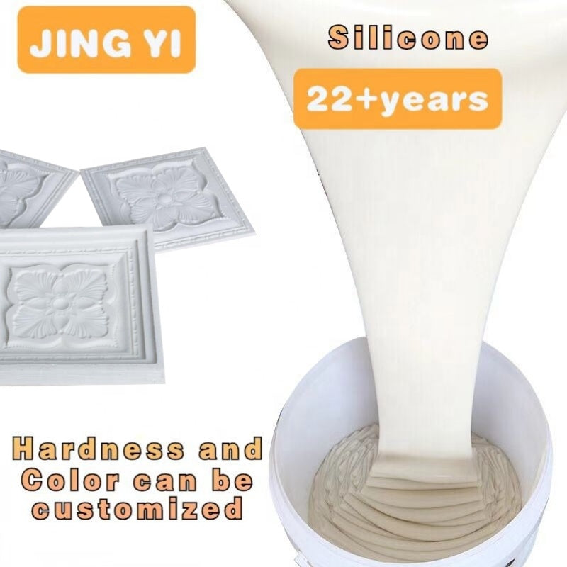 Custom Silicone and Rubber Manufacturer Molds Silicone Rtv for Gypsum 3d Wall Panel Mould Making Liquid Silicone Rubber