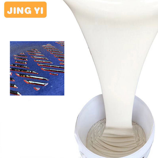 2024 New Style Transparent Liquid Silicone for Clothing Label logo Wholesale Food Grade RTV 2 Textile Tag Silicone Rubber