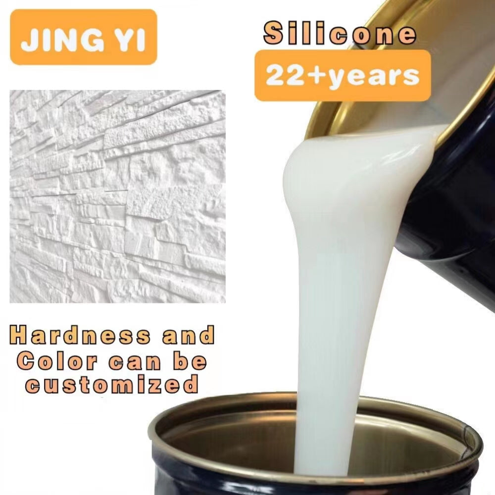 Where to Buy Silicone Rubber Liquid Silicone Stone Mould Veneer Rtv Stamp Concrete Plaster Molds Liquid Silicone Rubber