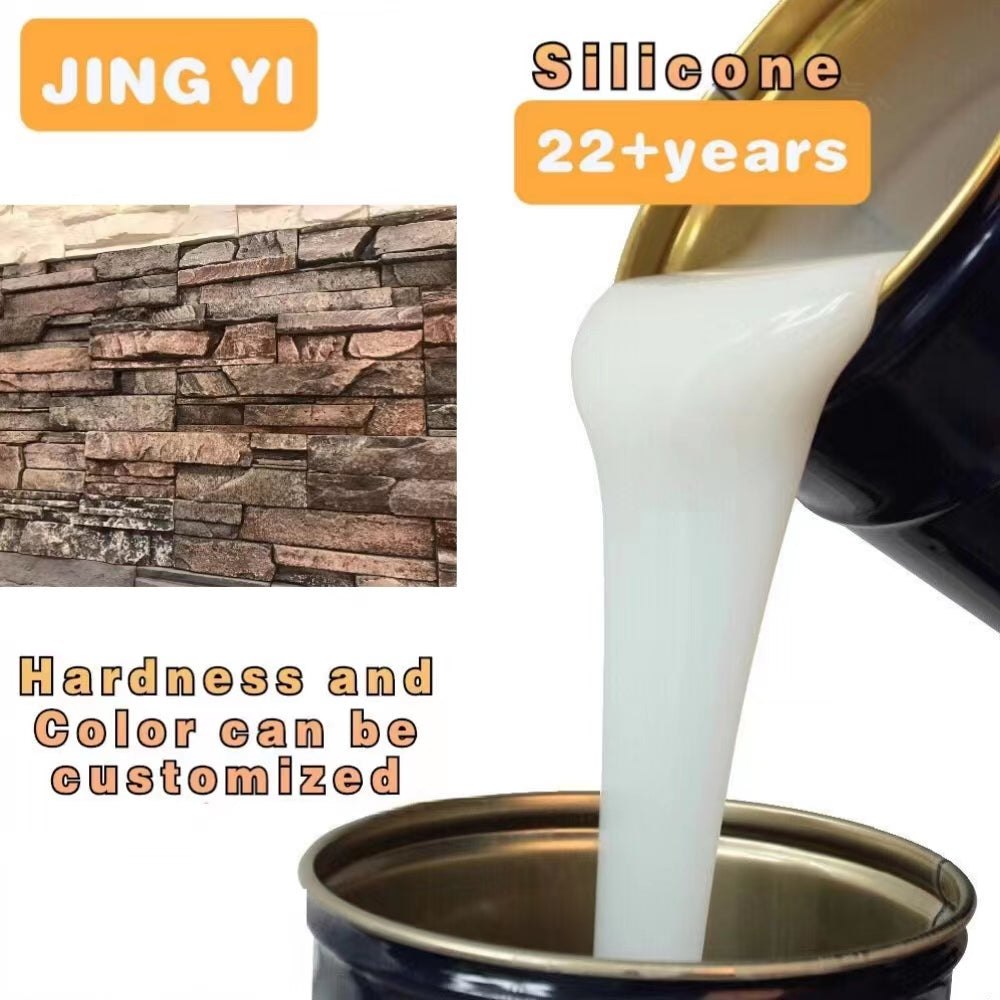 Pattern Is Seen clear Spot Sales 100% Safe RTV Silicone Rubber Mold Making 2 Part Liquid Silicone Rubber for Stone Molds Making