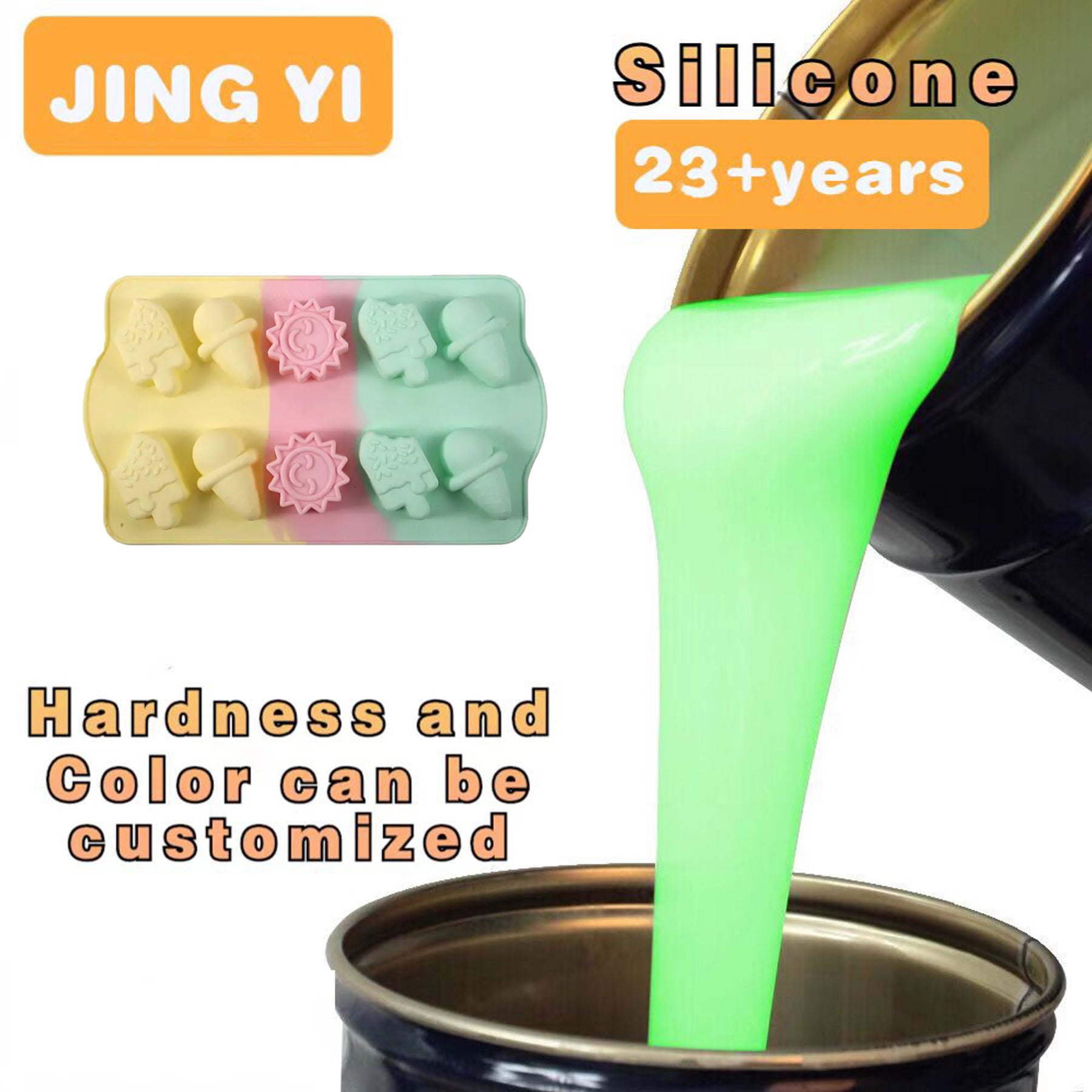 Over 22 Year Food Grade Silicone Rubber Clear Candy Cake Mold Chocolate Mold ,Bread Mold