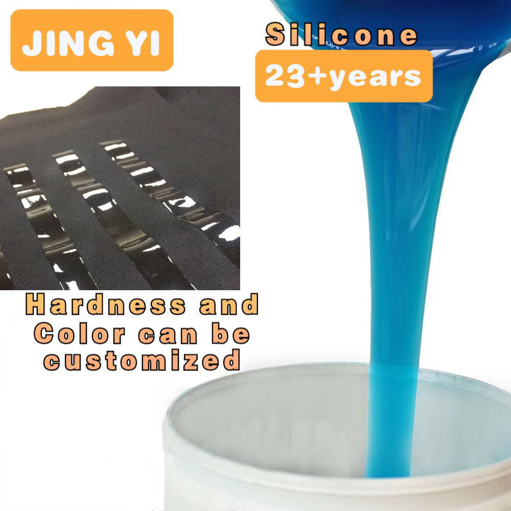 Fast Delivery Top Quality RTV 2 Liquid Silicone for Clothing Brands Factory Sales Textile Clothing Non-Slip Silicone Rubber