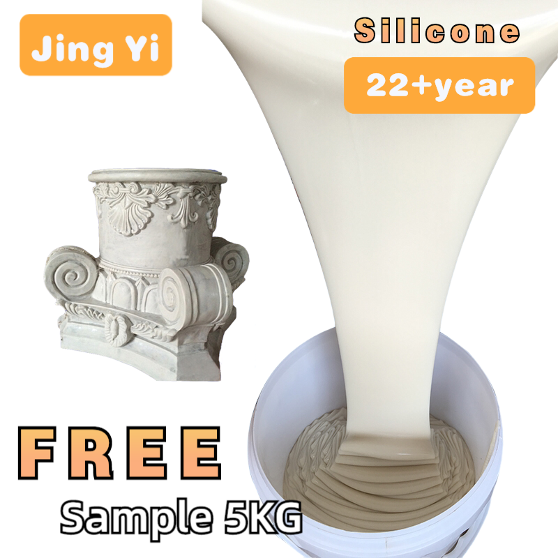2024 Free Sample Silicone Rubber Transparent Mold Silicone Rubber Make Crafts Rtv2 Liquid Silicone Rubber Raw Material