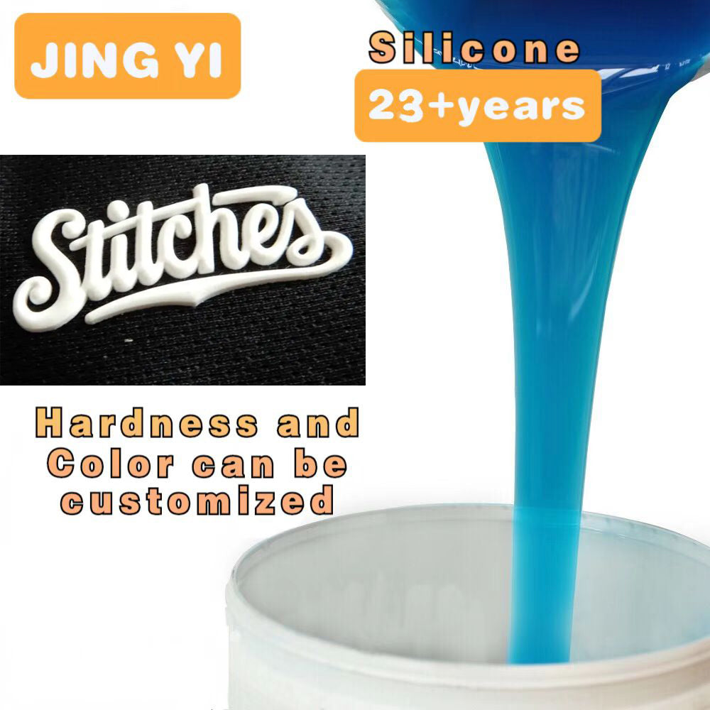 Factory Sales Liquid Silicone Rubber for Heat Transfer Clothing Logo Stickers Support to Customized Heat Transfer Silicone