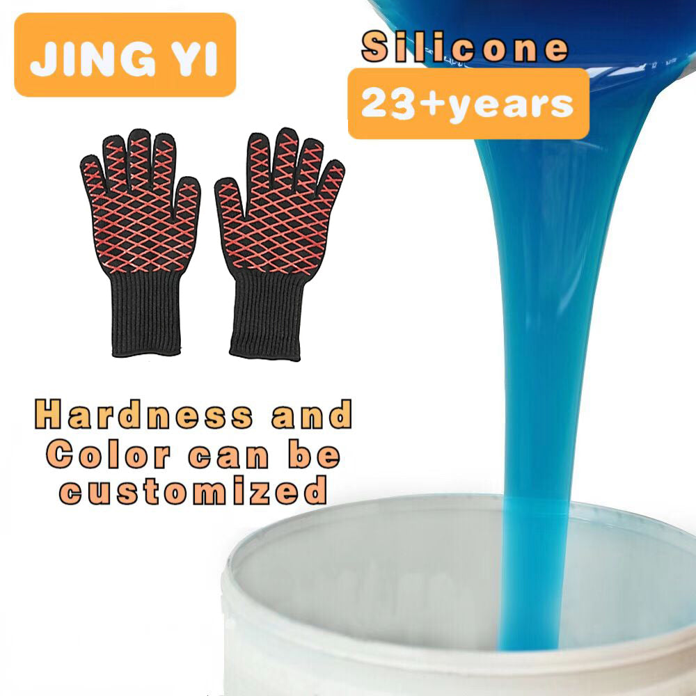 Chinese Factory Cheap Industrial Grade clear Liquid Silicone for Anti-Slip Gloves Adequate Stock Textile Tag Silicone Rubber