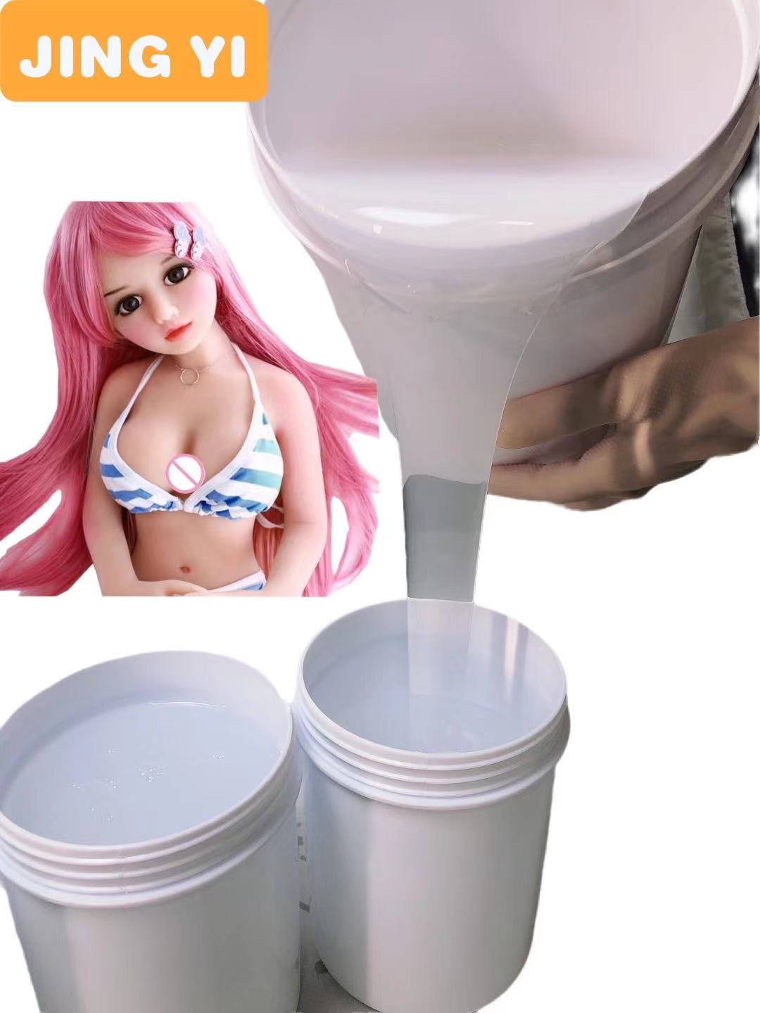 Food Grade Low Shrinkage Lifecasting Silicone Rubber for Body Parts/Sex Toys