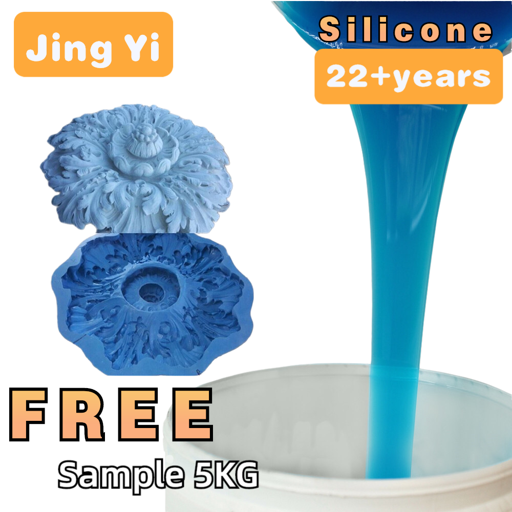 2024 Free Sample Silicone Rubber Transparent Mold Silicone Rubber Make Crafts Rtv2 Liquid Silicone Rubber Raw Material