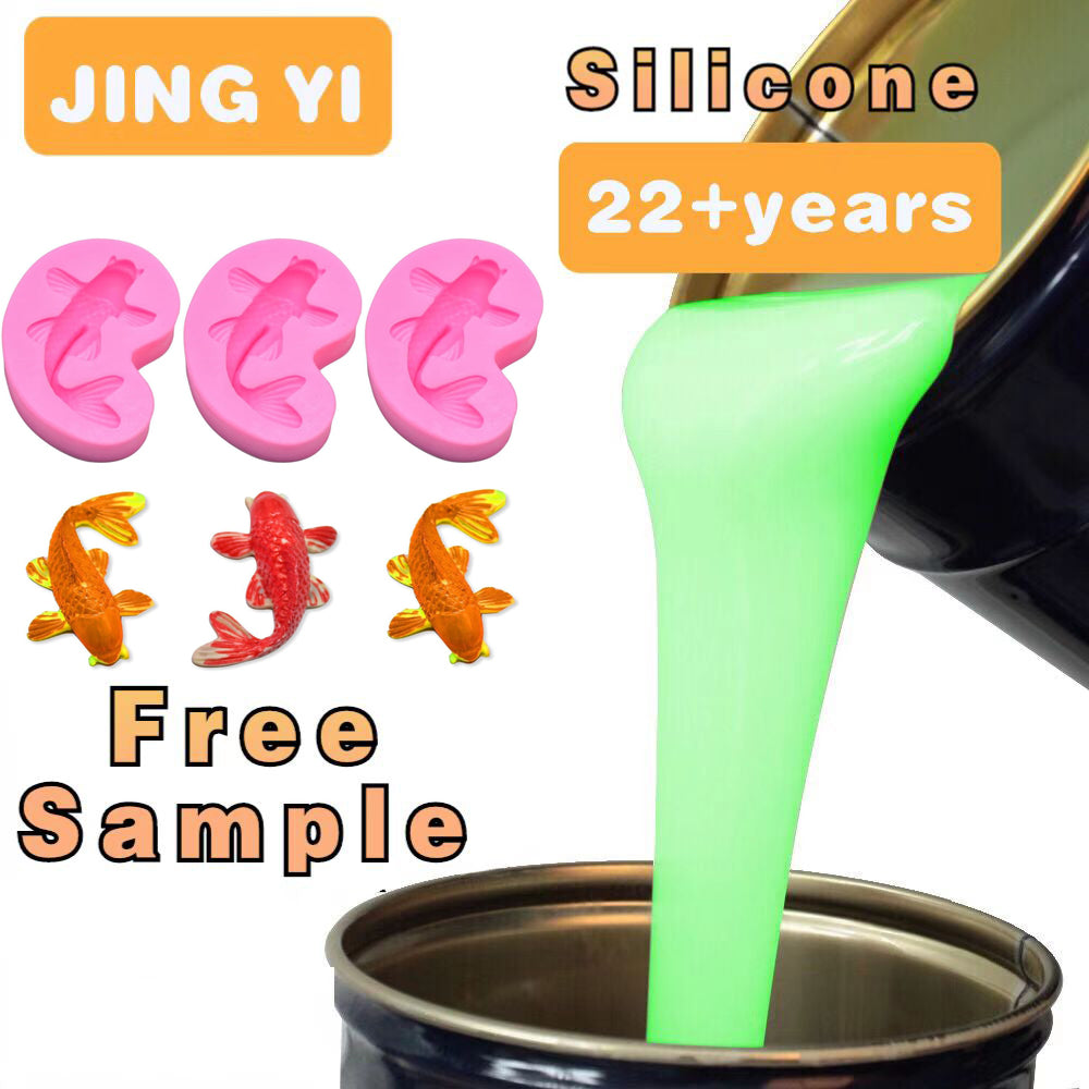 2024 New Products Platinum Cure Liquid Silicone Rubber for Fish Mold Small Size Clay Mold Factory Sale RTV2 Silicone Rubber