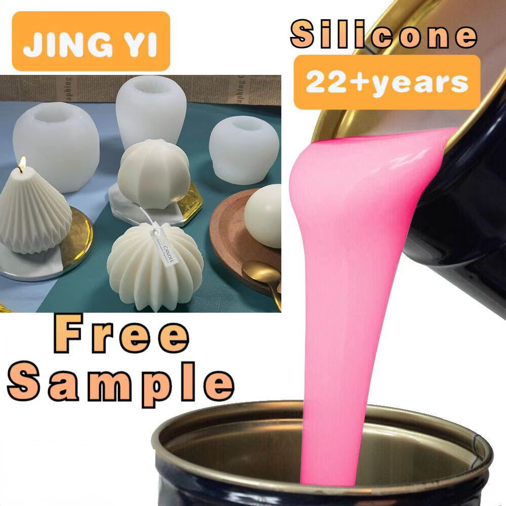 Liquid Silicone Rubber for Homemade Scented Candle Mould Craft Silicone Candle Mold Support to Customized Rtv2 Silicone Rubber