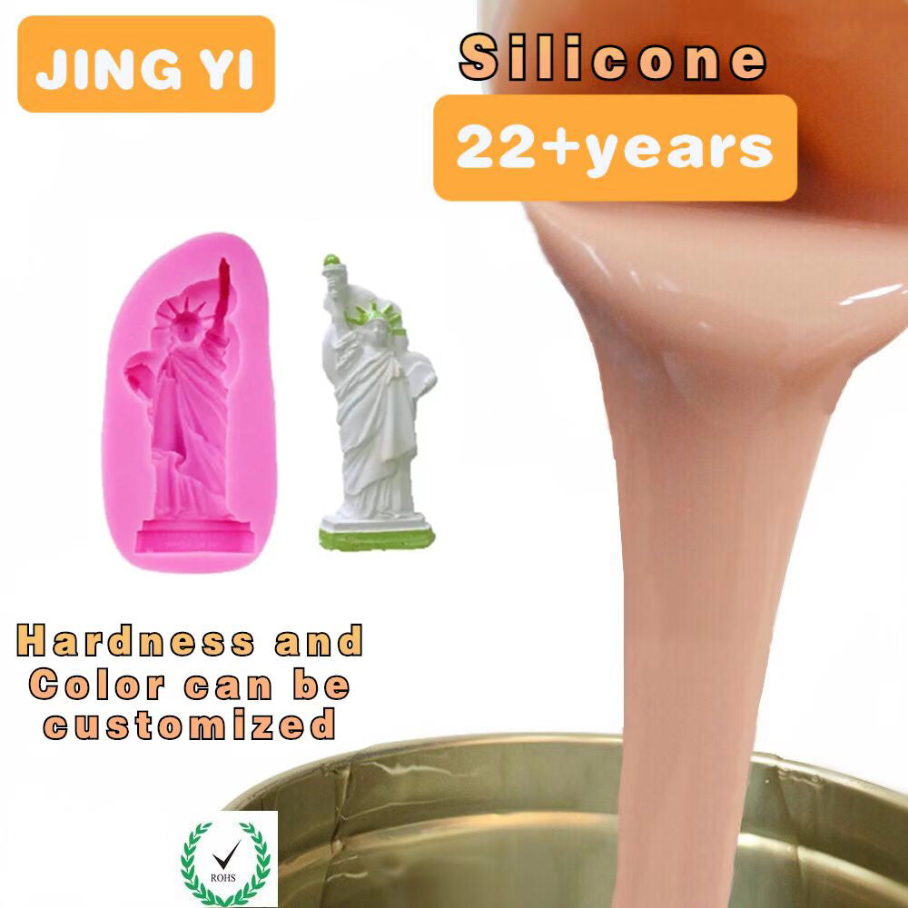 Free Sample Tin Cured Liquid Silicone Rubber for Candle Gypsum Molds Making RTV 2 Silicone Rubber Raw Material