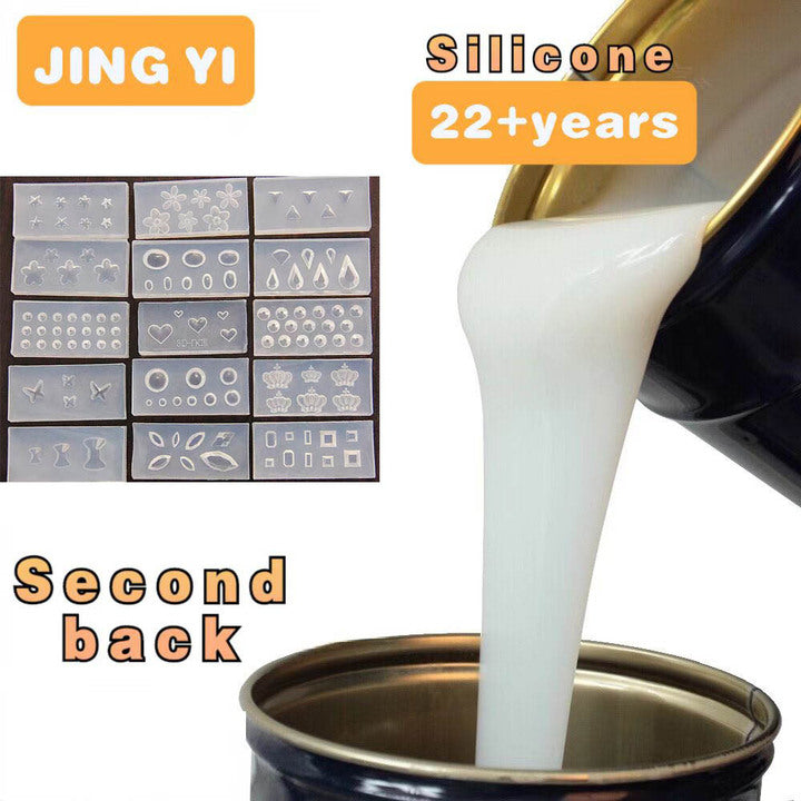 New Food Grade Liquid Silicone Rubber for DIY Resin Mold Good Mold Release Property Nail Art Silicone Mold RTV 2 Silicone Rubber