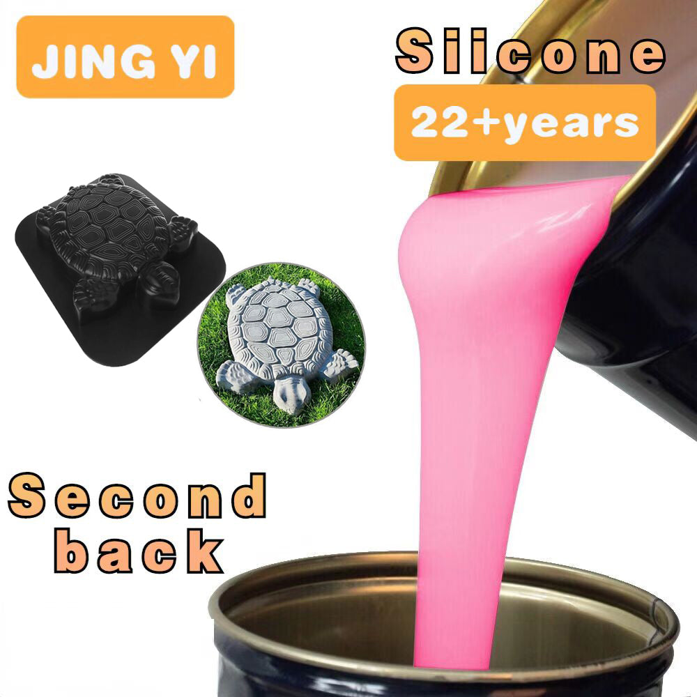 China Silicone Factory Sales Top Quality RTV Silicone for Concrete Cement Mold Garden Decor Cement Casting Mold Silicone Rubber