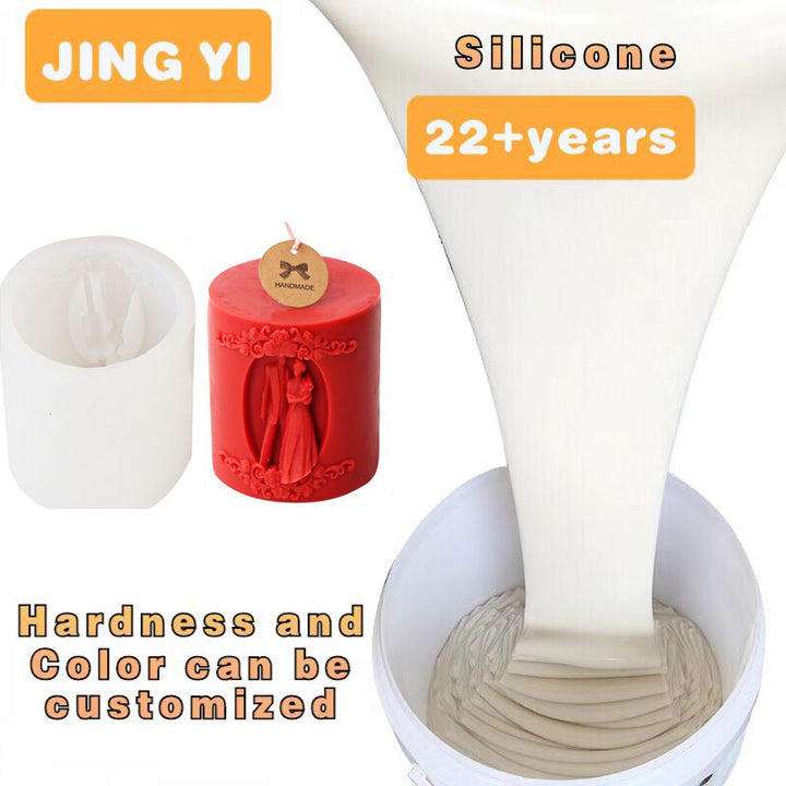 Tin Cured Silicone Rubber RTV 2 Casting Concrete Candle Mold Liquid Silicone Rubber for Molds Moldes De Silicona