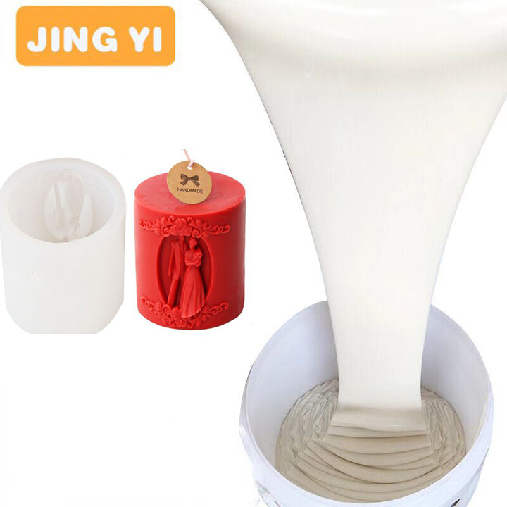 Tin Cured Silicone Rubber RTV 2 Casting Concrete Candle Mold Liquid Silicone Rubber for Molds Moldes De Silicona