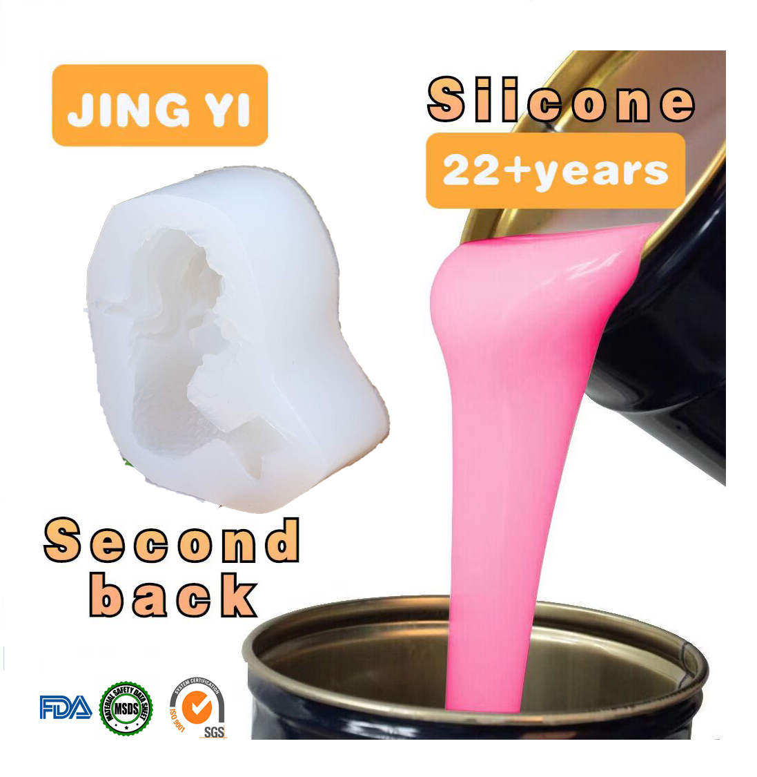 Silicone Manufacturer Silicone Rubber Gypsum Crafts Molding 3D Stone Plaster Concrete Molds Making Liquid Silicone Rubber