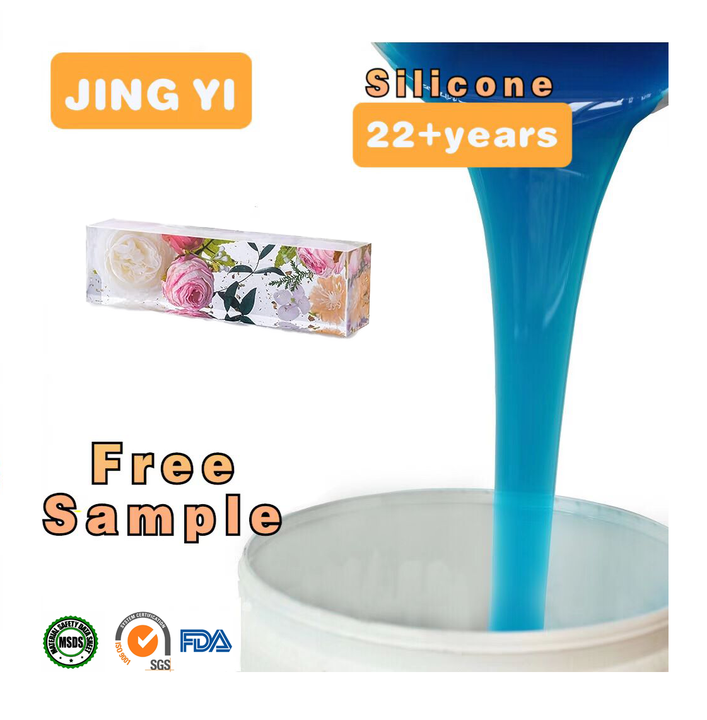 High Transparent Liquid Silicone Rubber for Epoxy Resin 3D Art Resin Casting DIY Crafts Artwork Molding Silicone Rubber