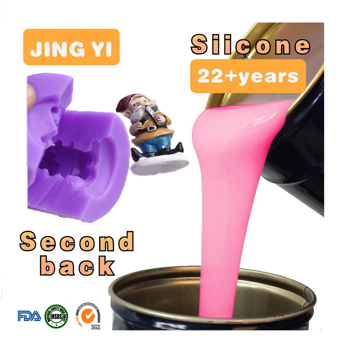 New Material Guaranteed Quality Unique Silicone Resin Molds Liquid Silicone Rubber for Resin Crafts Mold Making Food Grade