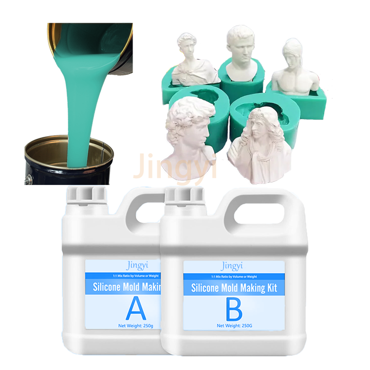 High Tear Resistant Fast Curing Mould Making Liquid Silicone Rubber for Plaster Cement Concrete Statue