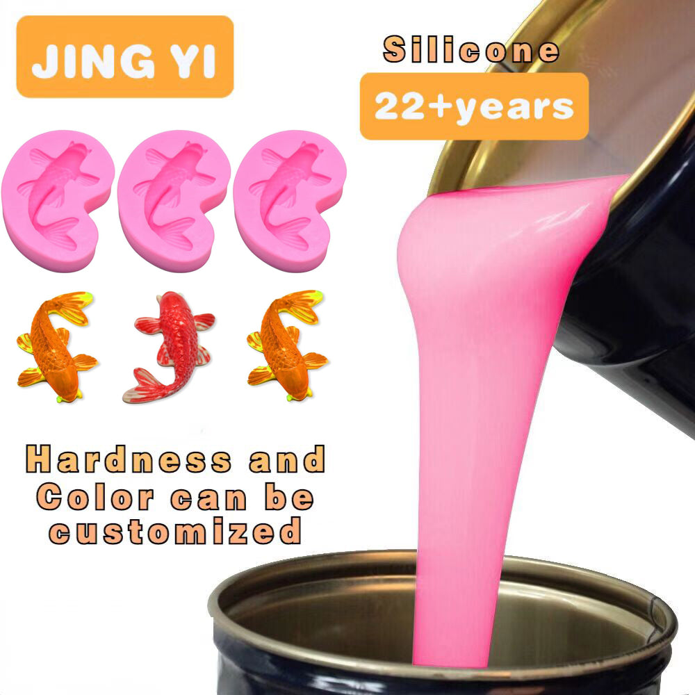 2024 New Products Platinum Cure Liquid Silicone Rubber for Fish Mold Small Size Clay Mold Factory Sale RTV2 Silicone Rubber